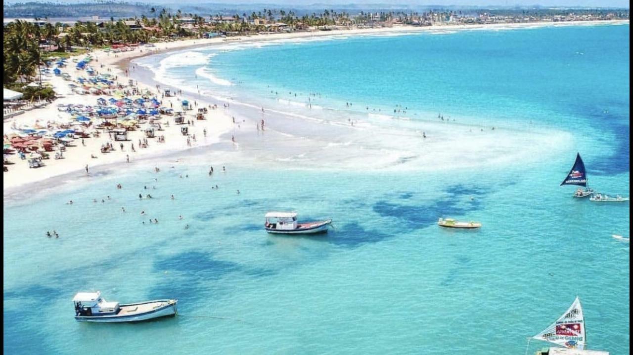 Flat Excelente Em Porto De Galinhas Palm Village Acqua Frente Para As Piscinas Экстерьер фото